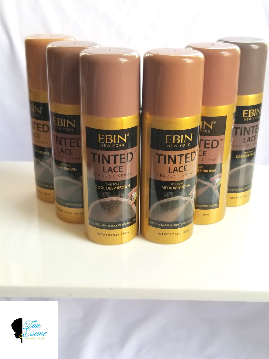 Tinted Lace Aerosol Spray | Wig Styling Products | Ebin New York Natural Balck